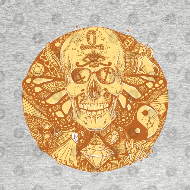 Terracotta Skull Circle of Humanity by kenallouis